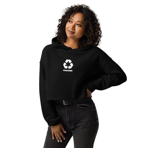 REPACKABOWL - Women's Crop Hoodie