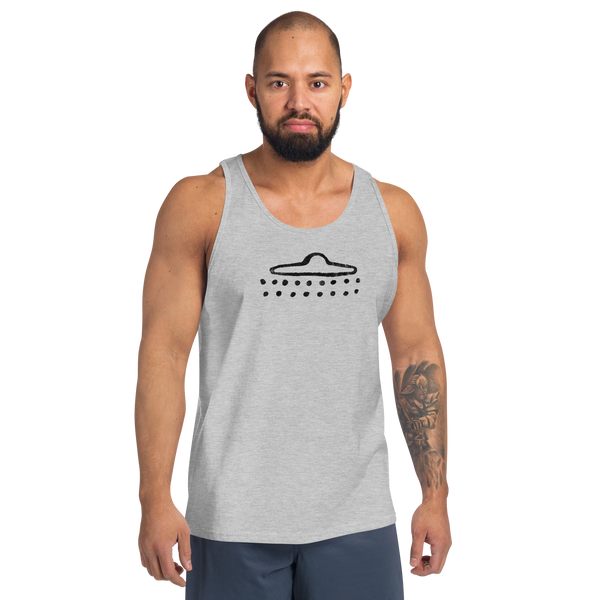 UFO Cave Drawing - Unisex Tank Top