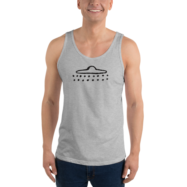 UFO Cave Drawing - Unisex Tank Top