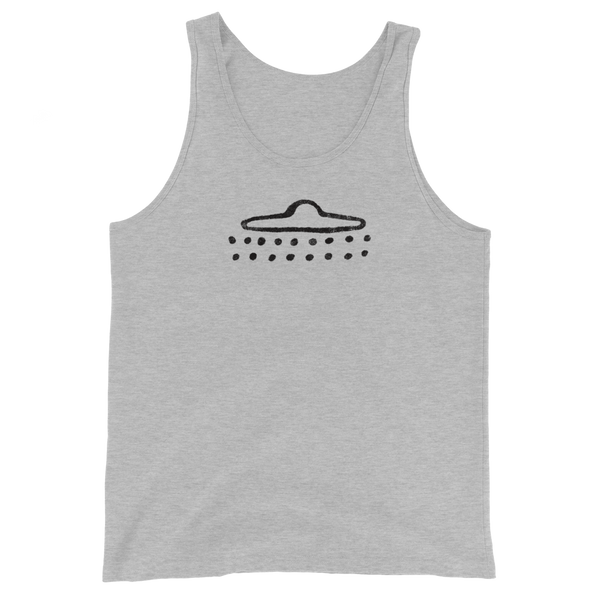 UFO Cave Drawing - Unisex Tank Top