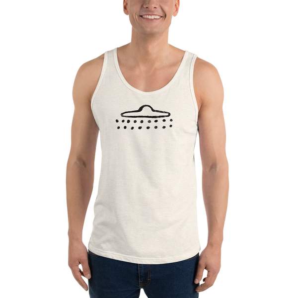 UFO Cave Drawing - Unisex Tank Top