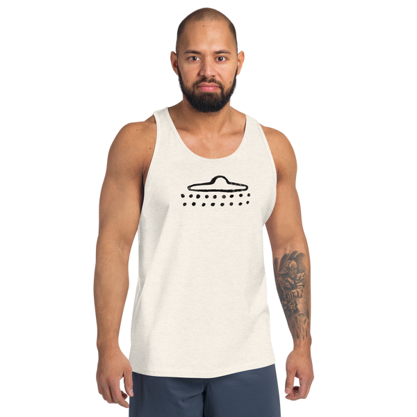 UFO Cave Drawing - Unisex Tank Top