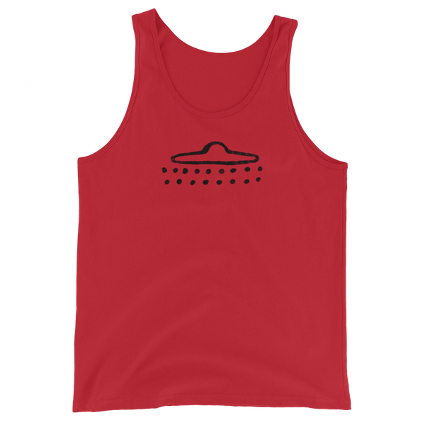 UFO Cave Drawing - Unisex Tank Top