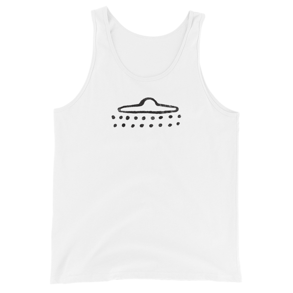 UFO Cave Drawing - Unisex Tank Top