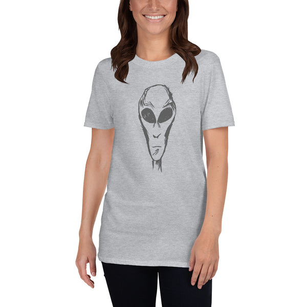 Tall Grey Sketch 001 - Short-Sleeve Unisex T-Shirt