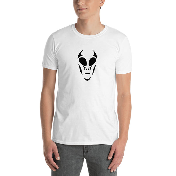 Alien Head - White Short-Sleeve Unisex T-Shirt