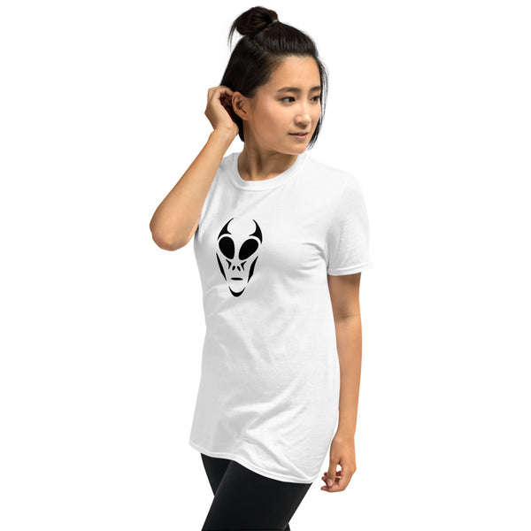 Alien Head - White Short-Sleeve Unisex T-Shirt