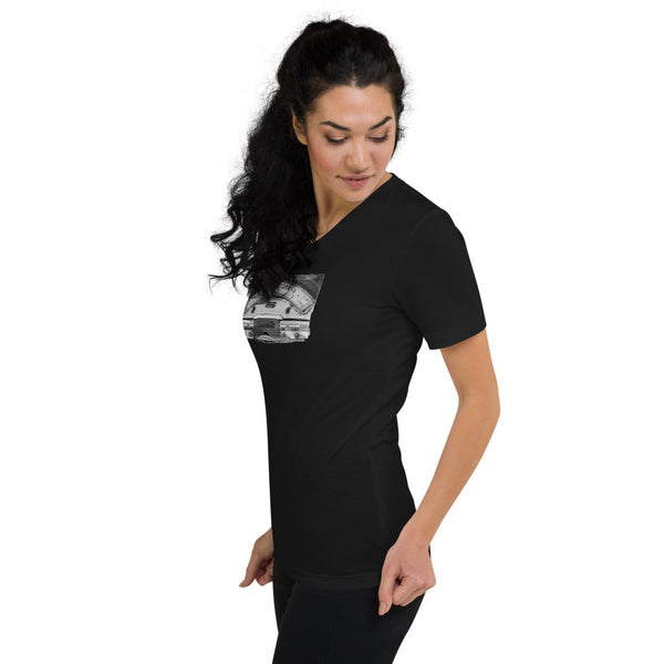 Speedometer - Unisex Short Sleeve V-Neck T-Shirt