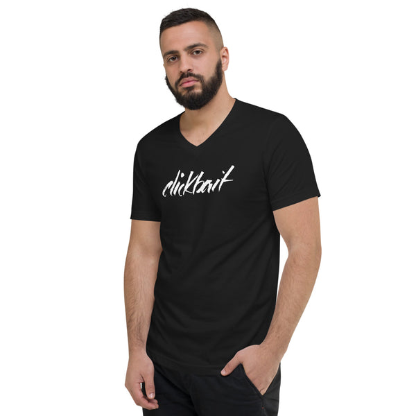 Clickbait - Unisex Short Sleeve V-Neck T-Shirt