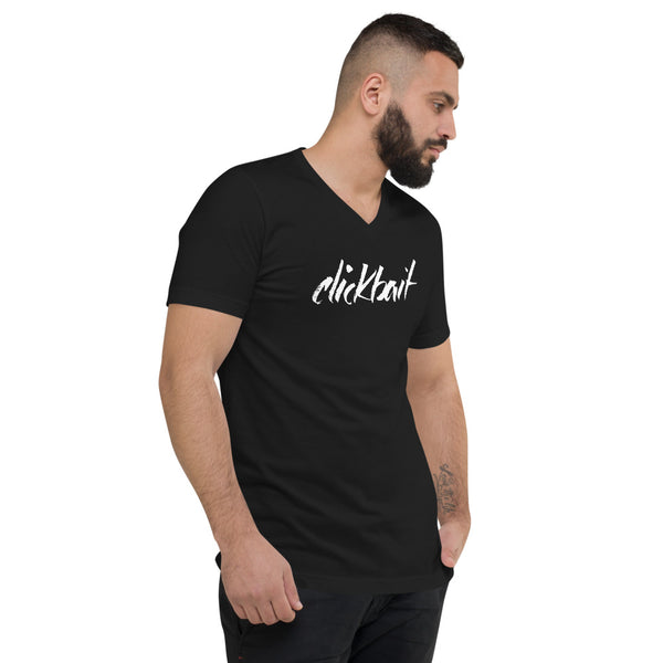 Clickbait - Unisex Short Sleeve V-Neck T-Shirt